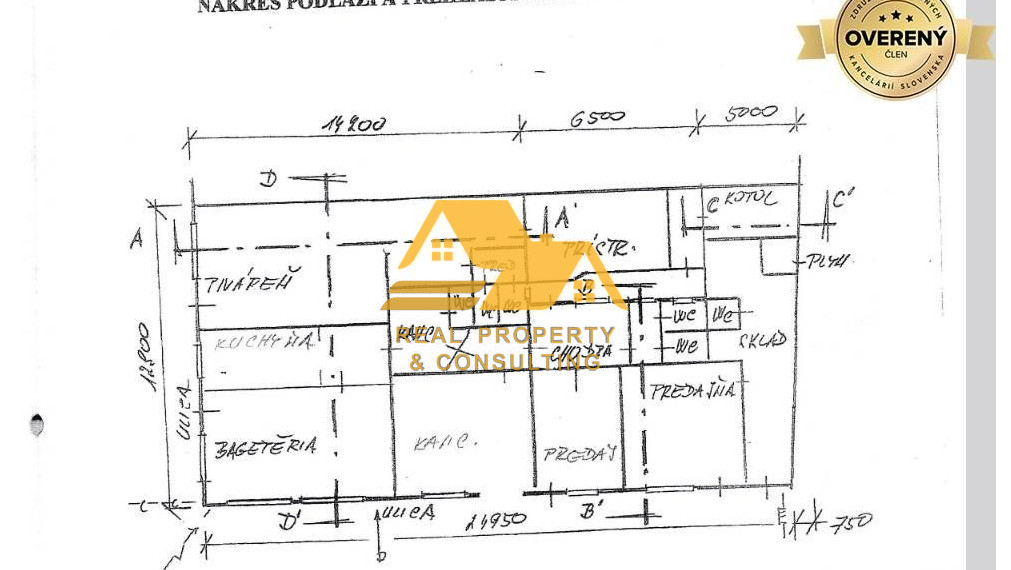 Predám podnikateľský objekt na hlavnom námestí v Nových Zámkoch