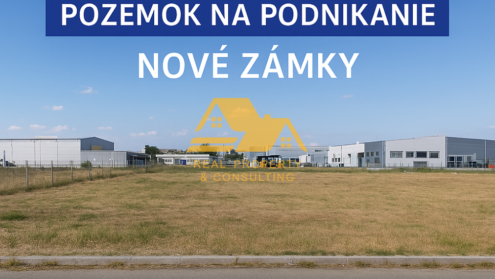 Predám pozemok vhodný na výstavbu haly v Nových Zámkoch