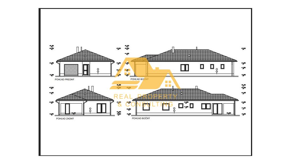 Predám novostavbu rodinného domu s garážou v Nových Zámkoch