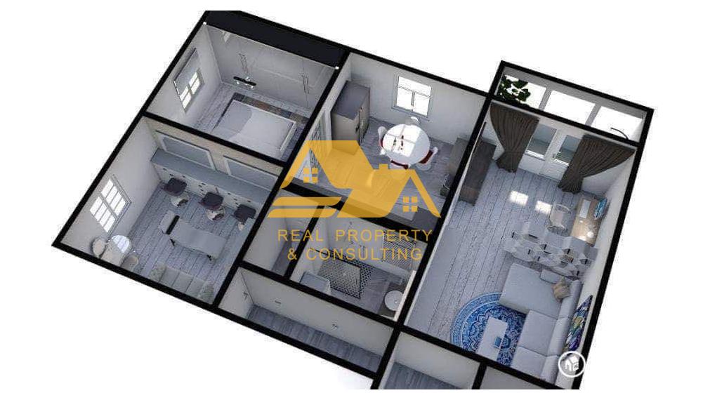 Prenajmem 3 izbový byt s balkónom v Nových Zámkoch