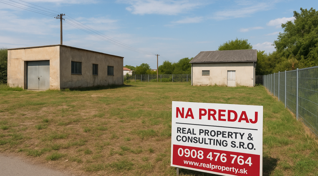 Predám stavebný pozemok s možnosťou podnikania Nových Zámkoch
