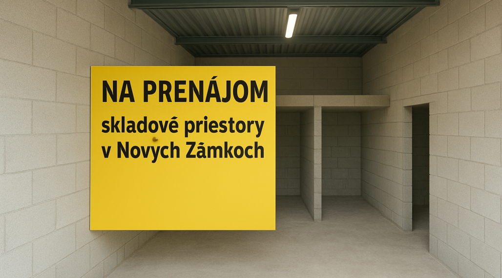 Prenajmem skladové priestory v Nových Zámkoch