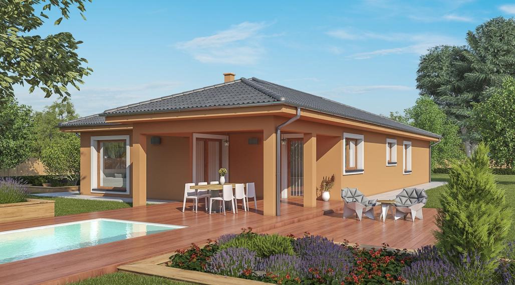 Predám novostavbu rodinného domu s garážou v Nových Zámkoch