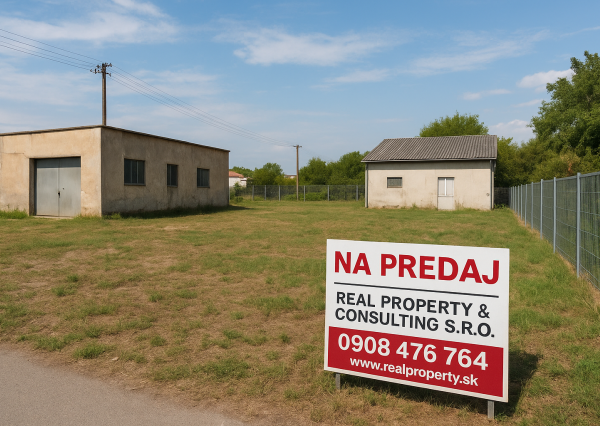Predám stavebný pozemok s možnosťou podnikania Nových Zámkoch